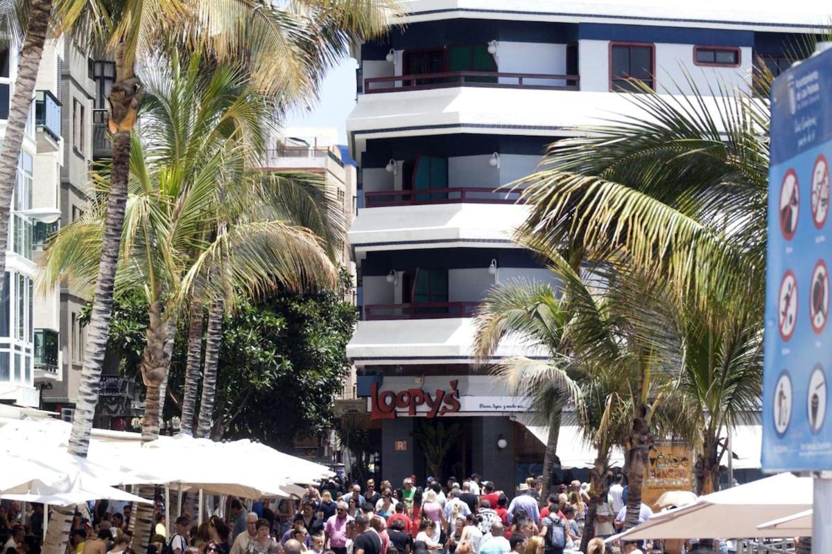 Apartamento Con Balcon En La Playa De Las Canteras Las Palmas de Gran Canaria Luaran gambar