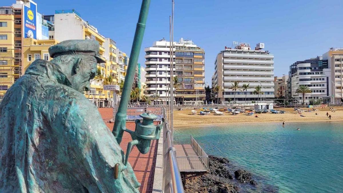 Apartamento Con Balcon En La Playa De Las Canteras Las Palmas de Gran Canaria Luaran gambar